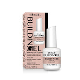 ibd Building Gel Barely Nude in 14mL bottle with retail packaging, soak-off hard gel for nude nail extensions.